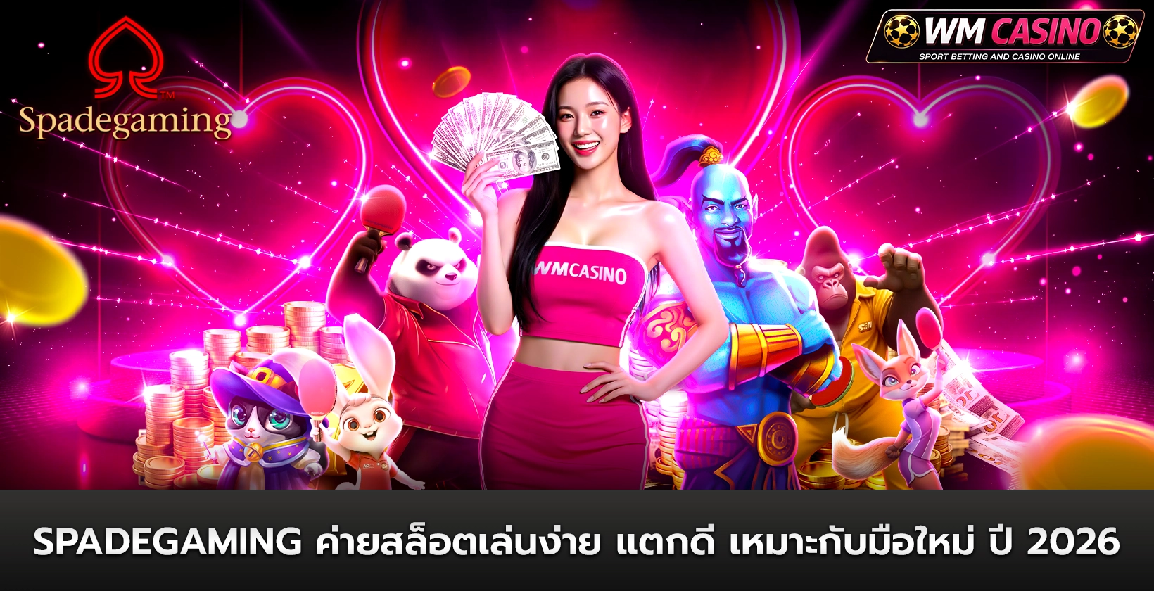 spadegaming ค่ายสล็อตเล่นง่าย แตกดี เหมาะกับมือใหม่ ปี 2026